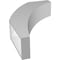 Ekena Millwork 4-in. W x 14-in. D x 22-in. H Thorton Architectural Grade PVC Knee Brace BRCP04X14X22THR - alternate 2